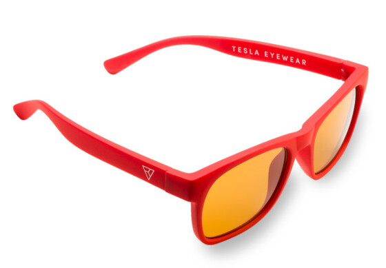 Фуллереновые очки Tesla 0401 красные
