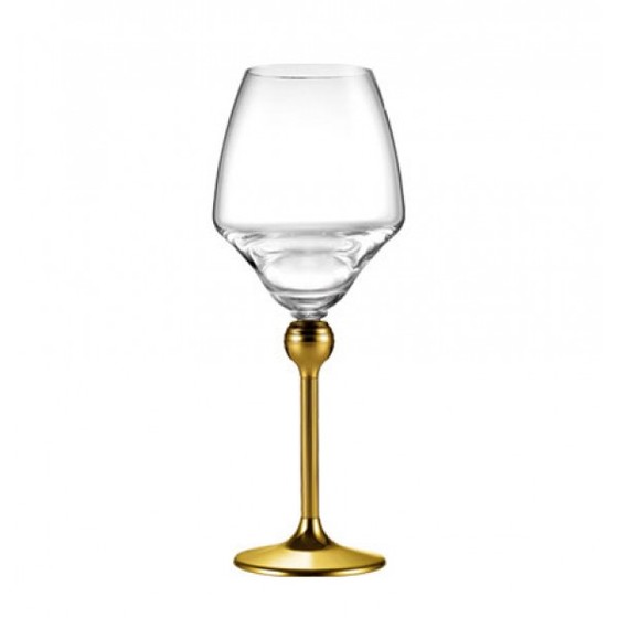 Магическая Гармония - бокалы для белого вина с позолоченными ножками, 6 шт.