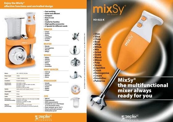 Универсальный миксер Mixsy